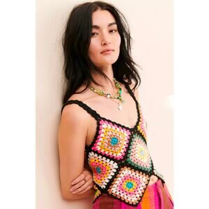 Raga for Anthropologie Cozy Crochet Tank. Size S. Retails $108